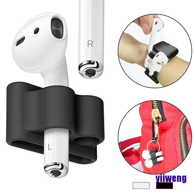 Hộp Silicon Đựng Tai Nghe Apple Airpods Có Dây Đeo Chống Thất Lạc