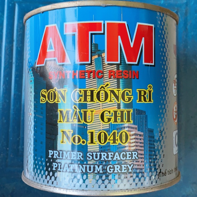 Sơn chống rỉ gỉ màu ghi