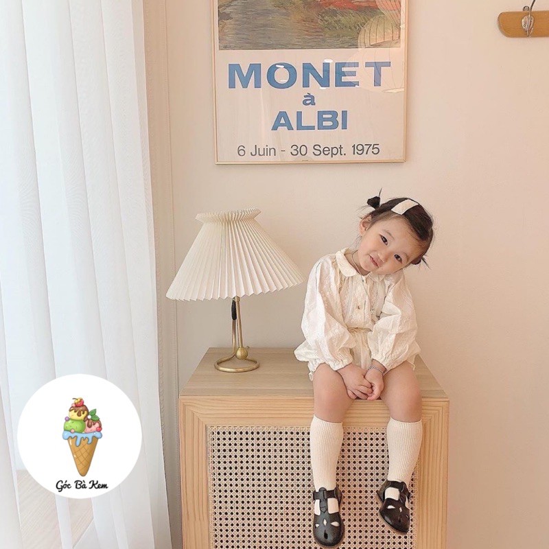 Bộ áo sơ mi quần thô baby