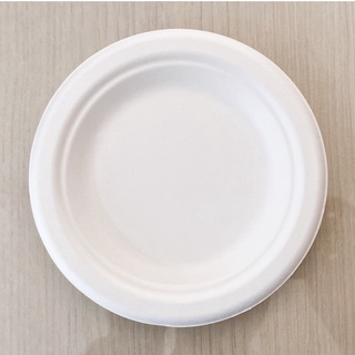 20 Đĩa tròn bã mía 6 inch ~16cm (màu trắng)