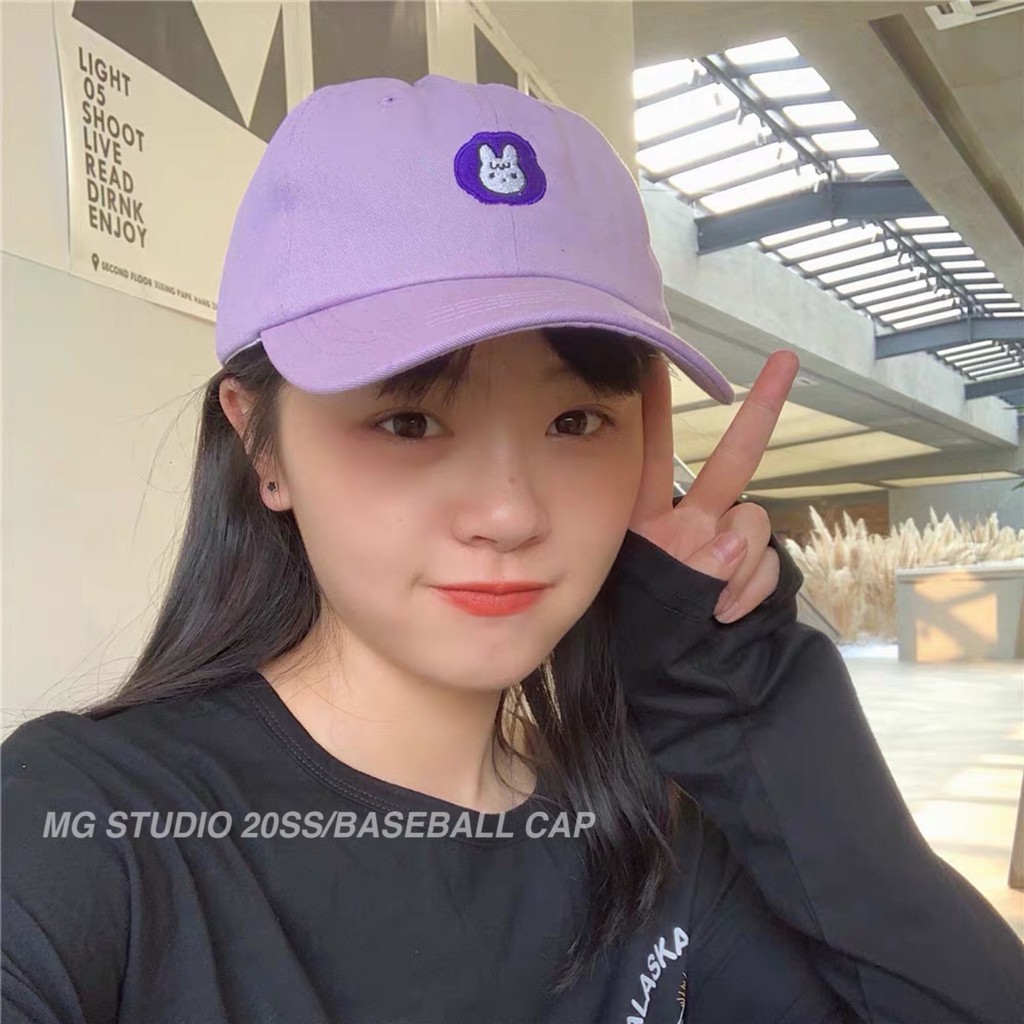  Mũ Lưỡi Trai MG STUDIO Thêu Hình Động Vật Dễ Thương