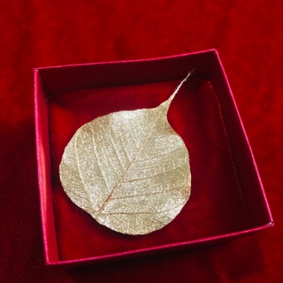 Xương lá bồ đề mạ vàng