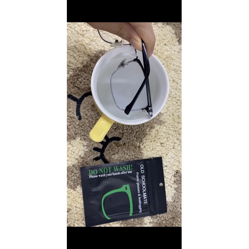 HCM Khăn lau lau kính chống bám khăn thấm nước lau kính mắt lau kính cận Old Schoolmate làm sáng kính mắt, chống sươ