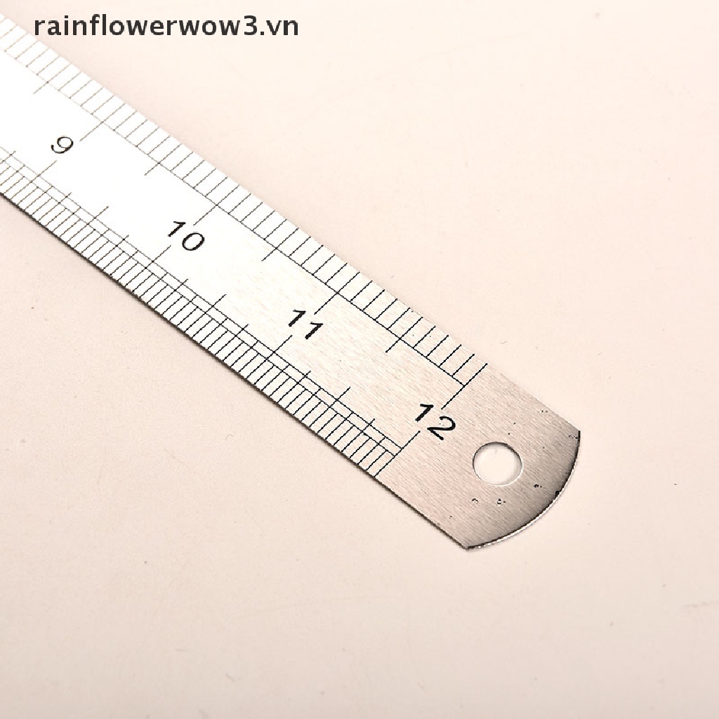 Thước Đo Hai Mặt Bằng Thép Không Gỉ 30cm 30cm