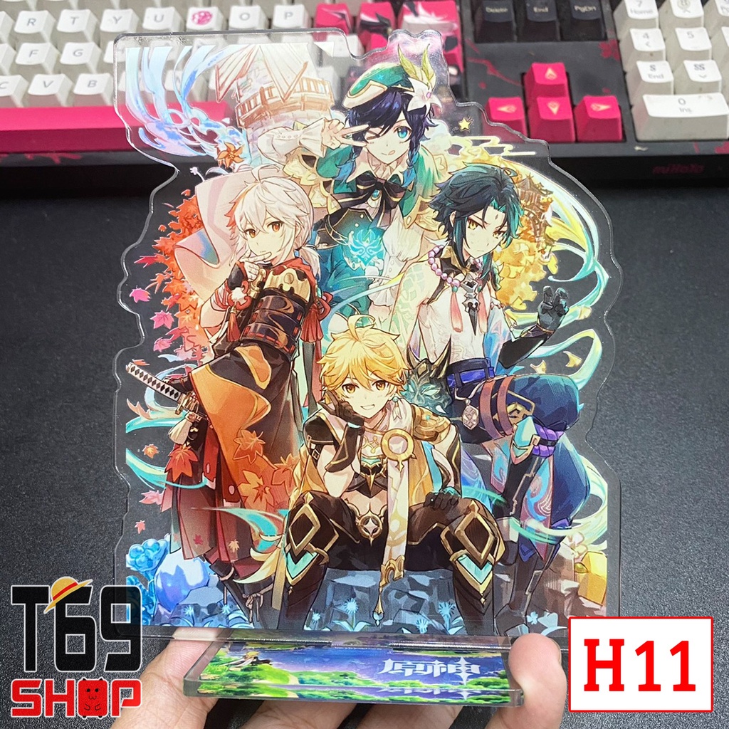 [28 mẫu] Tượng Standee mica game Genshin Impact - Mẫu 3