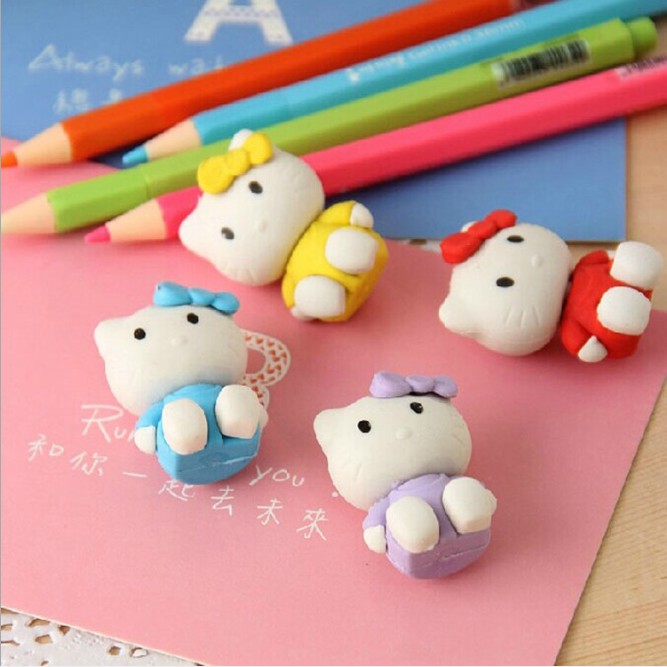 Cục Tẩy Hình hello kitty Dễ Thương Có Thể Tháo Rời