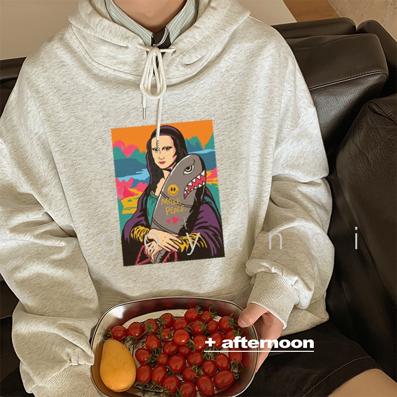 Áo hoodie goyangi Unisex Lisa Make Peace phong cách Hàn Quốc