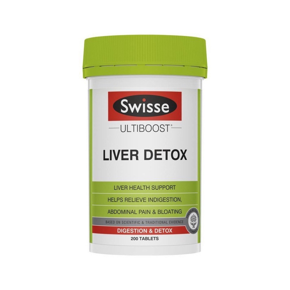 Viên Thải độc gan Liver Detox Swisse Úc, 60v/ 120v/ 200v