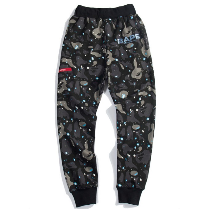 Mới BAPEe A Tắm Ape Cá Mập Jogger Quần Dài Thời Trang Quần Thể Thao Luminoso