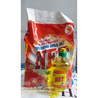 Bột giặt Net Hương hoa sứ 2,4 kg tặng rửa chén