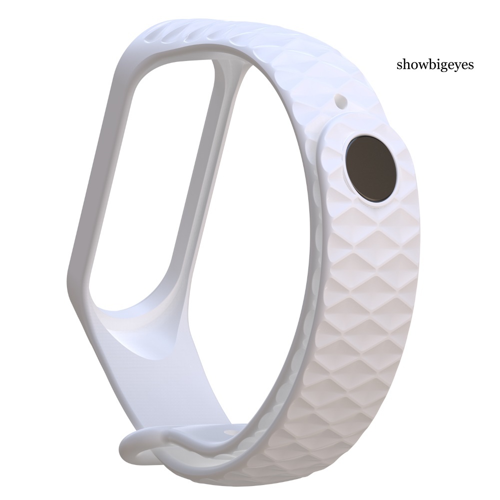 Dây Đeo Màu Trơn Cao Cấp Cho Xiaomi Mi Band 3 / 4