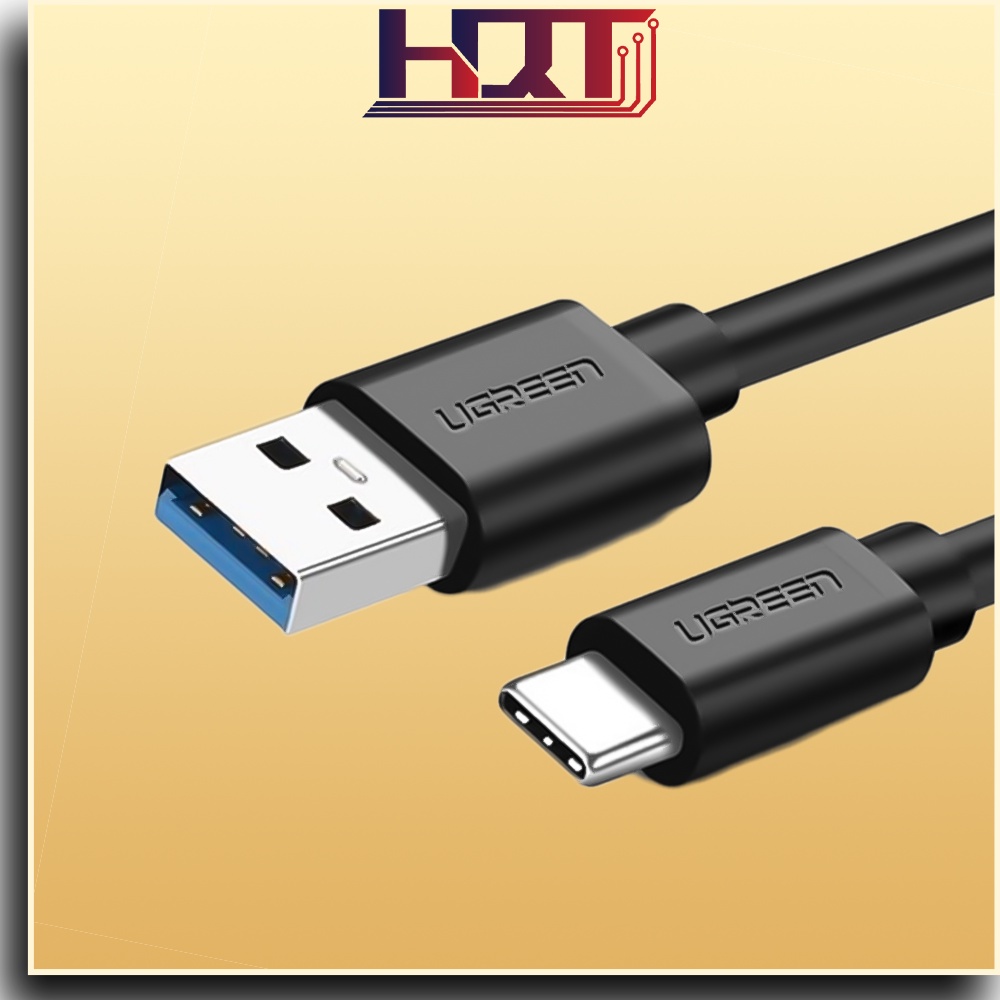 Dây cáp sạc và truyền dữ liệu tốc độ nhanh USB 3.0 sang USB type C, dòng 3A, dài 0.5-2m UGREEN U0S184