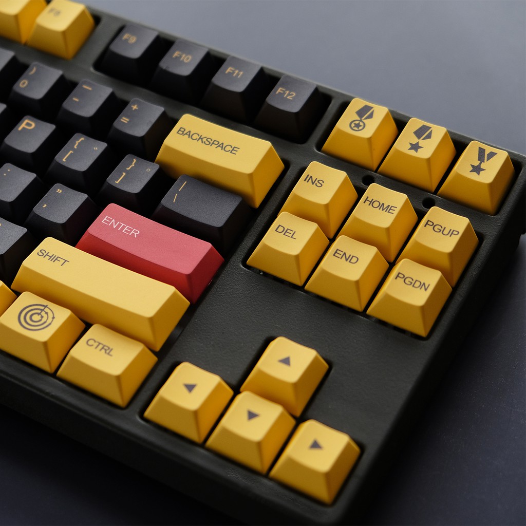 PBT keycap Cherry Profile 163 Phím cho Bàn phím cơ Cherry MX Switch Dye Thăng hoa US ANSI Layout Keycap