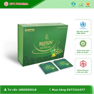 Trà Túi Lọc RUTON (50 túi & 100 túi) - Thanh nhiệt - Hàng chính hãng OPC