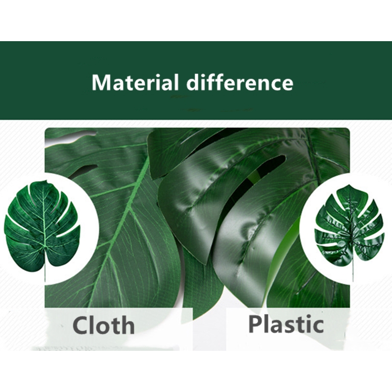 Lá cây trầu bà nhân tạo dùng cho trang trí nội thất tươi mát