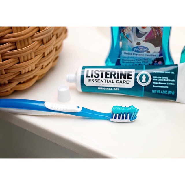 Kem Đánh Răng Listerine Essental Care Mỹ