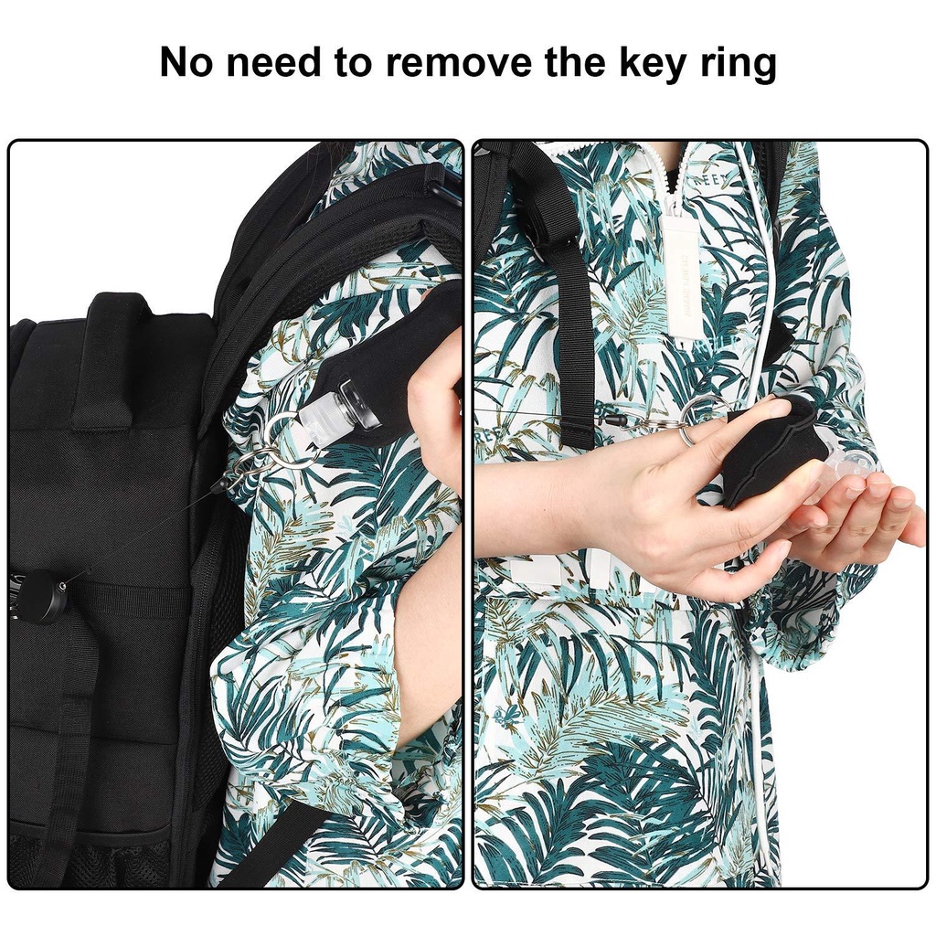 Danilo Bình Xịt Đựng Mỹ Phẩm 30ml Kèm Móc Khóa Có Thể Tái Sử Dụng