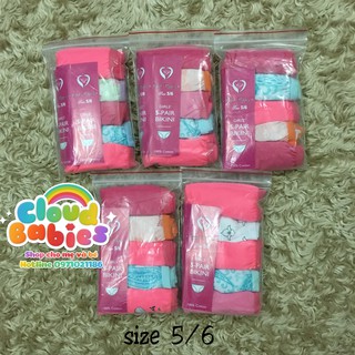 Set 5 quần chíp Eten bé gái
