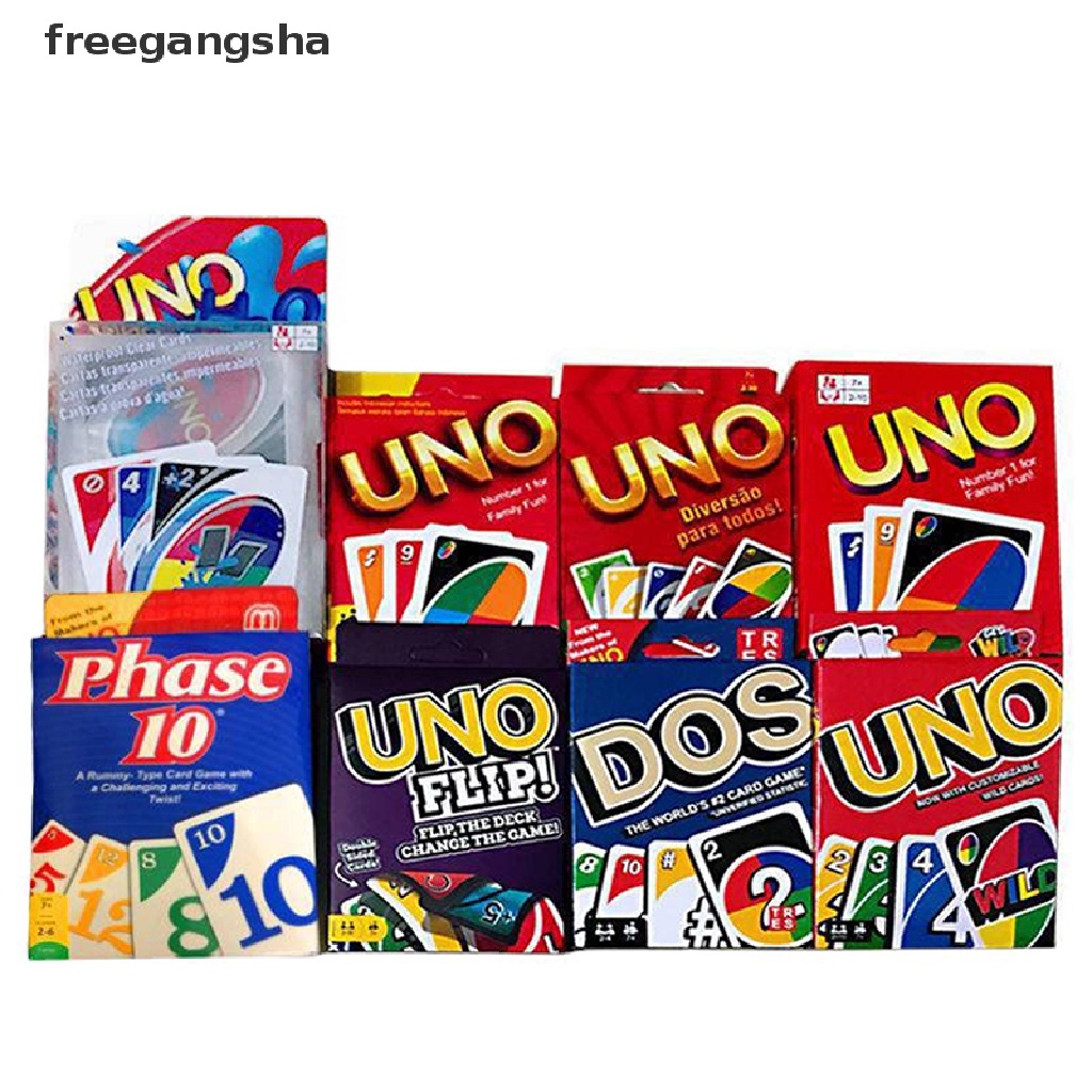 [FREG] UNO FLIP Games Family Funny Entertainment Board Game Fun Playing Cards FDH