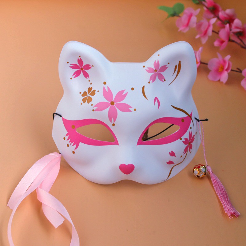 Mặt nạ vẽ mèo/Mặt nạ vẽ cáo/Mặt nạ vẽ chó/Mặt nạ vẽ thỏ phong cách Nhật Bản độc đáo