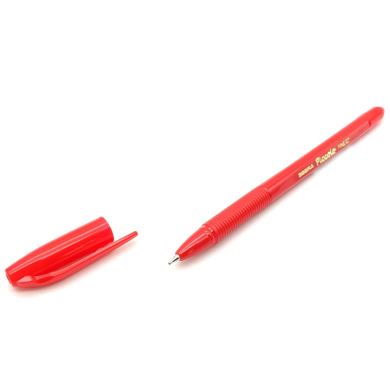 Bút Bi 0.7 mm Zebra Piccolo C-BA37-ZA-R - Mực Đỏ