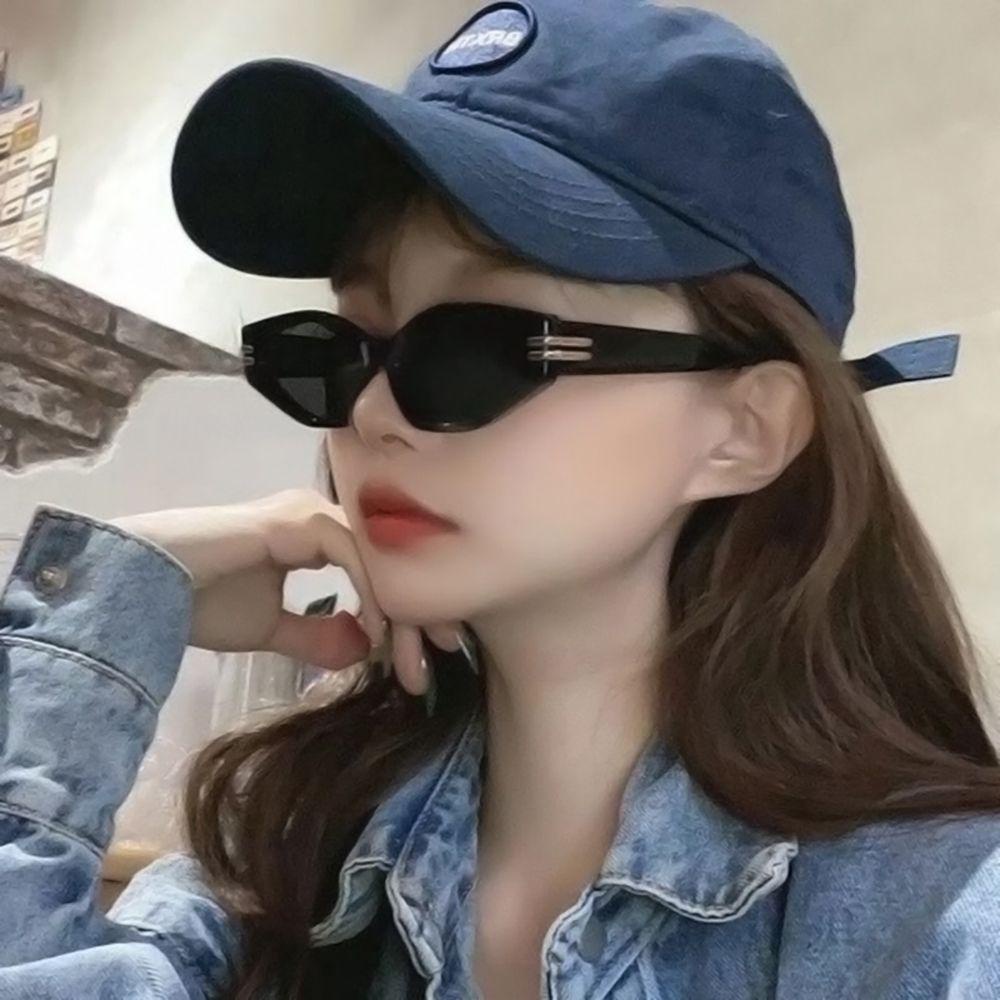 Kính Mát Hình Đa Giác Phong Cách Hip Hop Hàn Quốc Cổ Điển Dành Cho Nữ