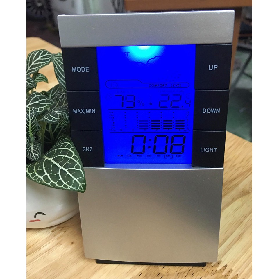 SNCOL Đồng hồ Nhiệt độ, độ ẩm trong Nhà mới chính Hãng !