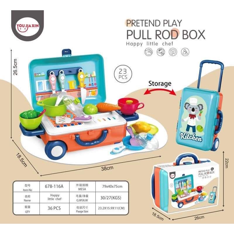 BỘ ĐỒ CHƠI VALI NGHỀ NGHIỆP CHO BÉ