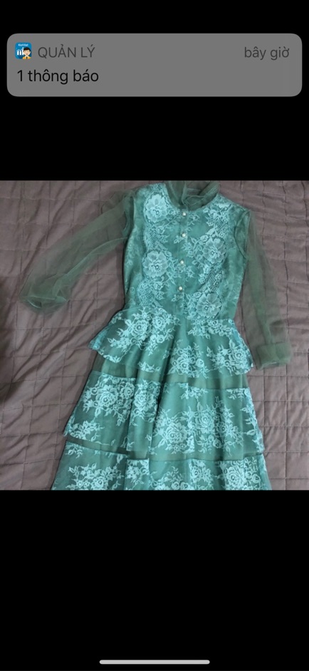 Váy thiết kế Hanou size xs 38kg đến 43kg mặc 1 lần thanh lý