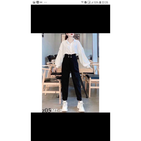 [Hàng Siêu Đẹp]Quần baggy nữ 4 cúc cạp cao mẫu mới / Quần baggy 4 khuy siêu sang lên dáng cực đẹp / ZADOLA FASHION