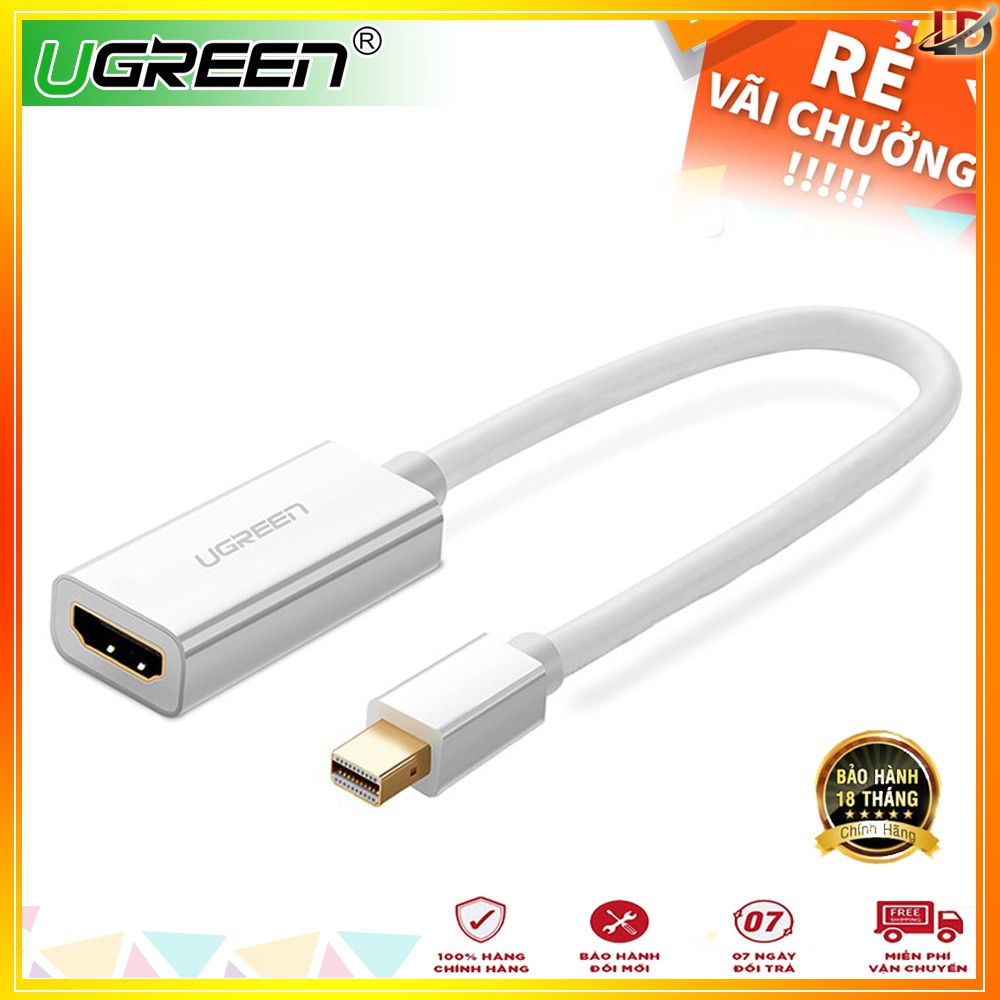 Cáp Mini Displayport to HDMI chính hãng Ugreen 10460 - Phukienleduy