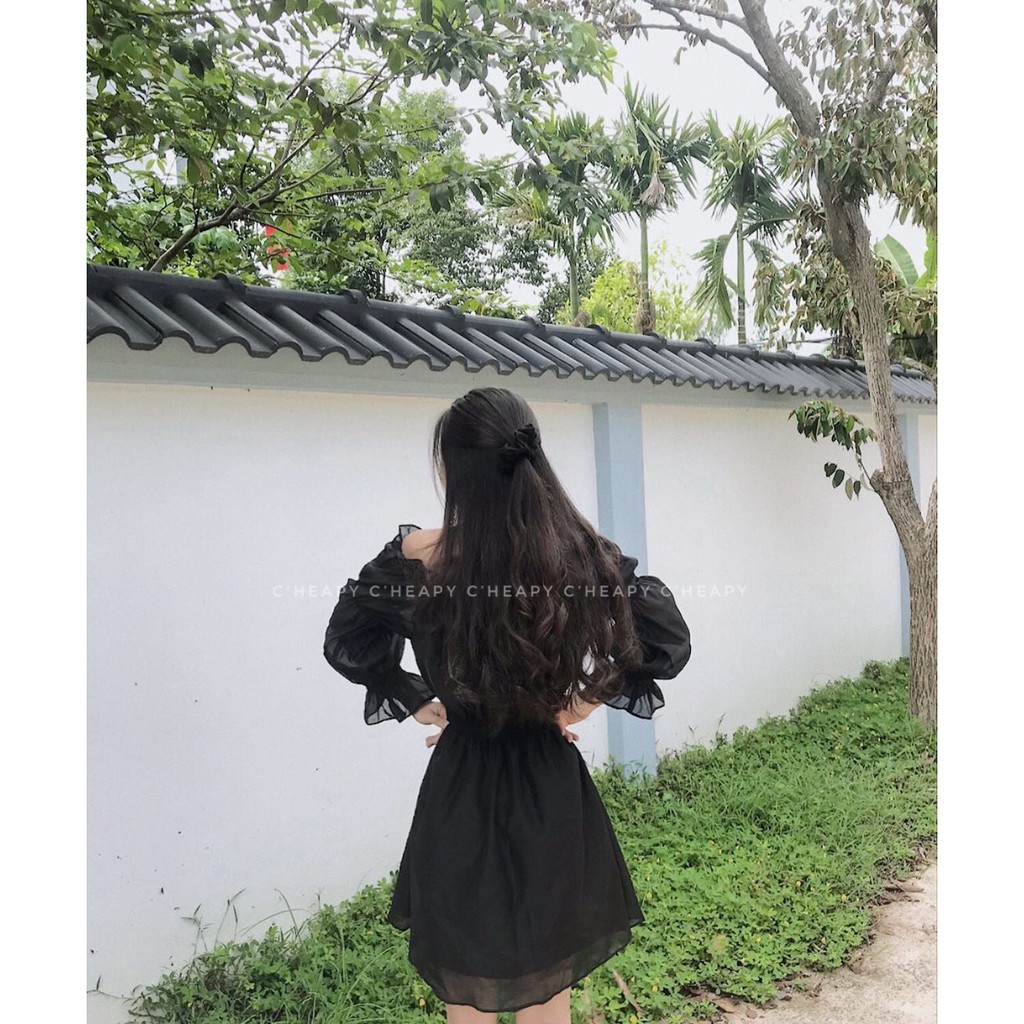 Đầm trễ vai Merry | BigBuy360 - bigbuy360.vn