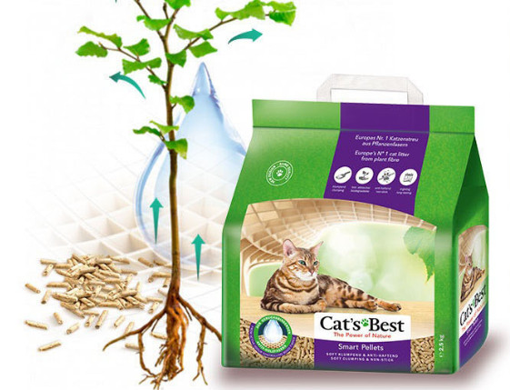 5kg Cát vệ sinh vón cục CAT’S BEST SMART PELLETS