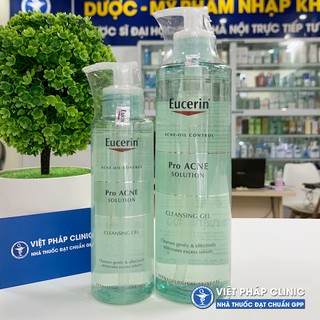Gel rửa mặt Giảm mụn Eucerin ProAcne Solution Cleansing Gel