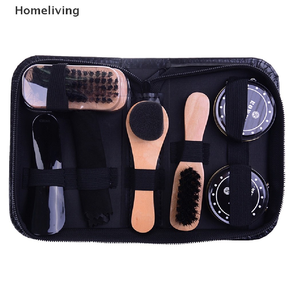 Bộ Dụng Cụ Đánh Bóng Giày Bằng Bọt Biển Di Động Tiện Dụng