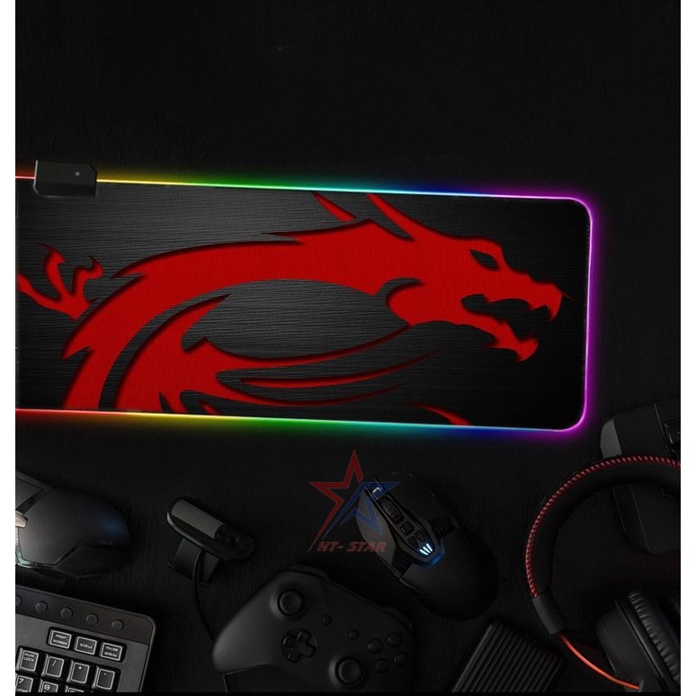 Bàn di chuột size 800x300x4mm Led RGB Logo MSI