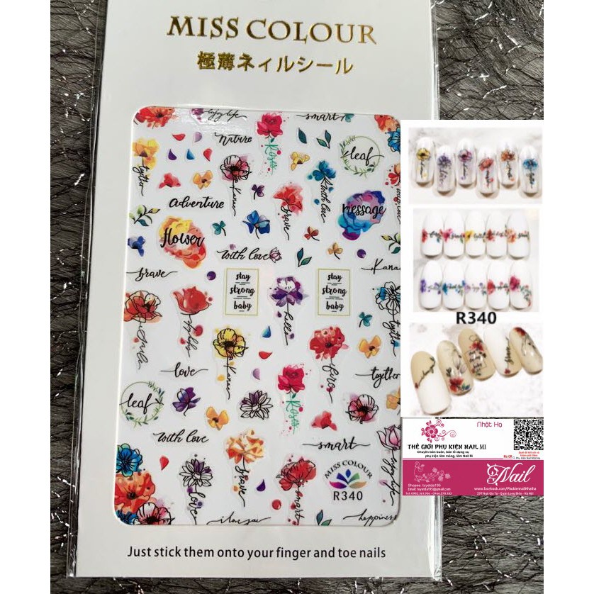 Nail Sticker Phong Cách Mới Nhất 2021 Với Hình Mẫu Đẹp Quý Phái - Dán Trang Trí Móng Tay Cực Đẹp