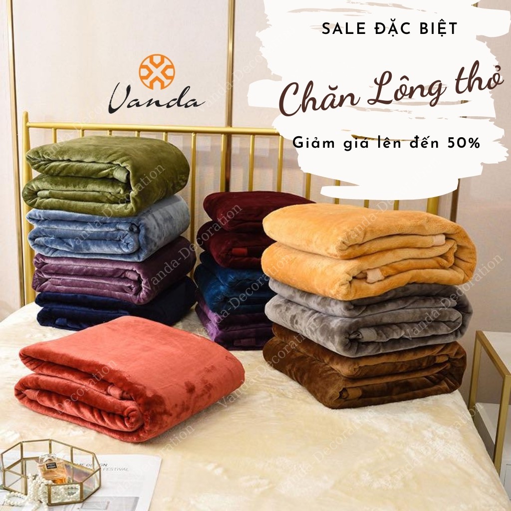 Chăn lông thỏ MUJI- BLANKET dùng 4 mùa hàng Xuất Nhật cao cấp [ XẢ KHO ]