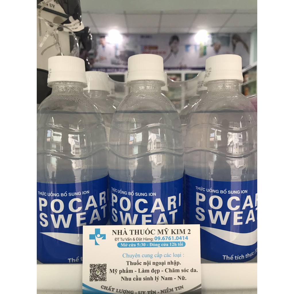 POCARI SWEAT- Pocari Sweat Nước Bổ Sung Ion 500ML thùng 24 chai