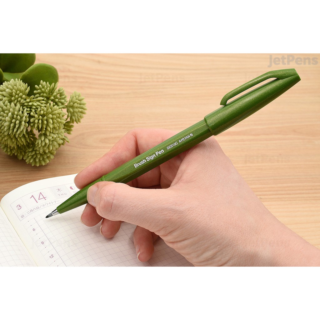 Bút Calligraphy Pentel Brush Sign Pen Nhật Bản - Original Colors