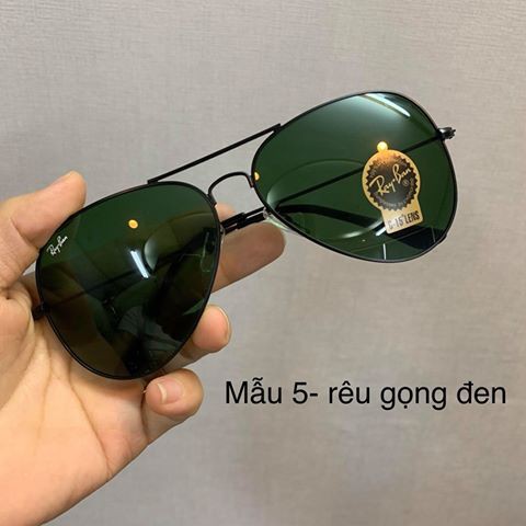 Kính nam Rayban màu Rêu gọng đen | BigBuy360 - bigbuy360.vn