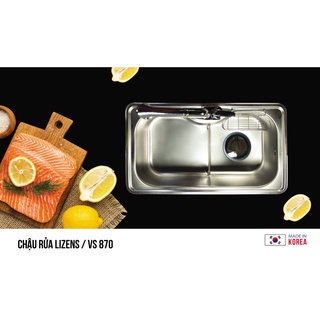 Chậu rửa bát 1 hố hàn quốc lizens vs 870
