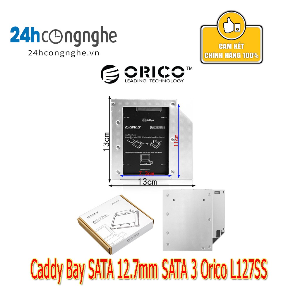 Caddy Bay SATA 12.7mm SATA 3 ORICO L127SS