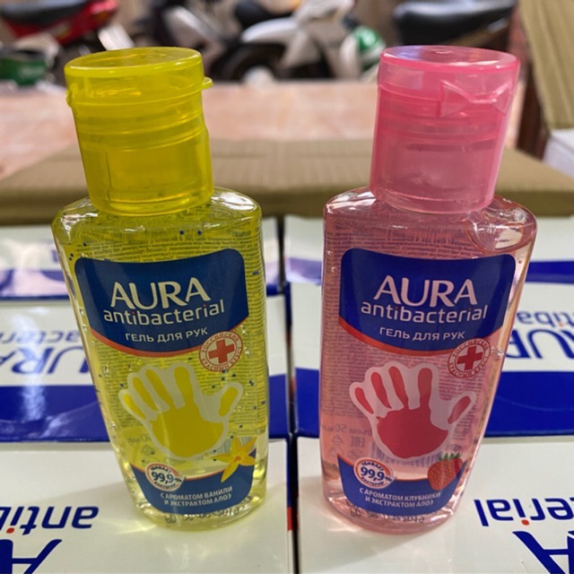 Gel rửa tay khô Aura (Nga) 50ml | BigBuy360 - bigbuy360.vn