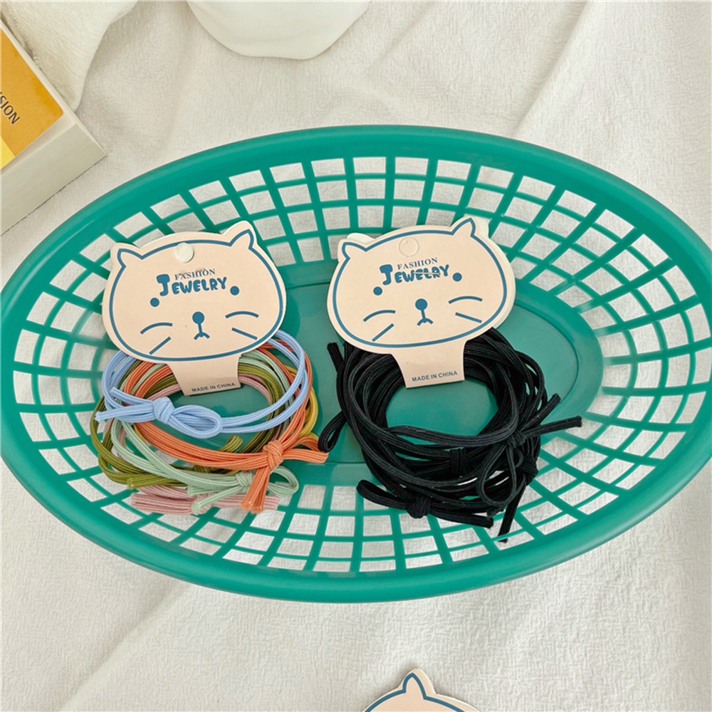 Set 6 Dây Cột Tóc Đơn Giản Phong Cách Hàn Quốc