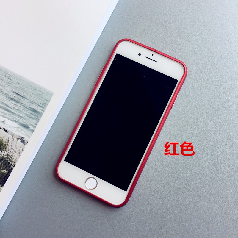 IPhone11 12Pro max Metallic Alloy Bumper Cover Rose-gold China Red Metal Xsmax XR 7/8PLUS 6S SE2020