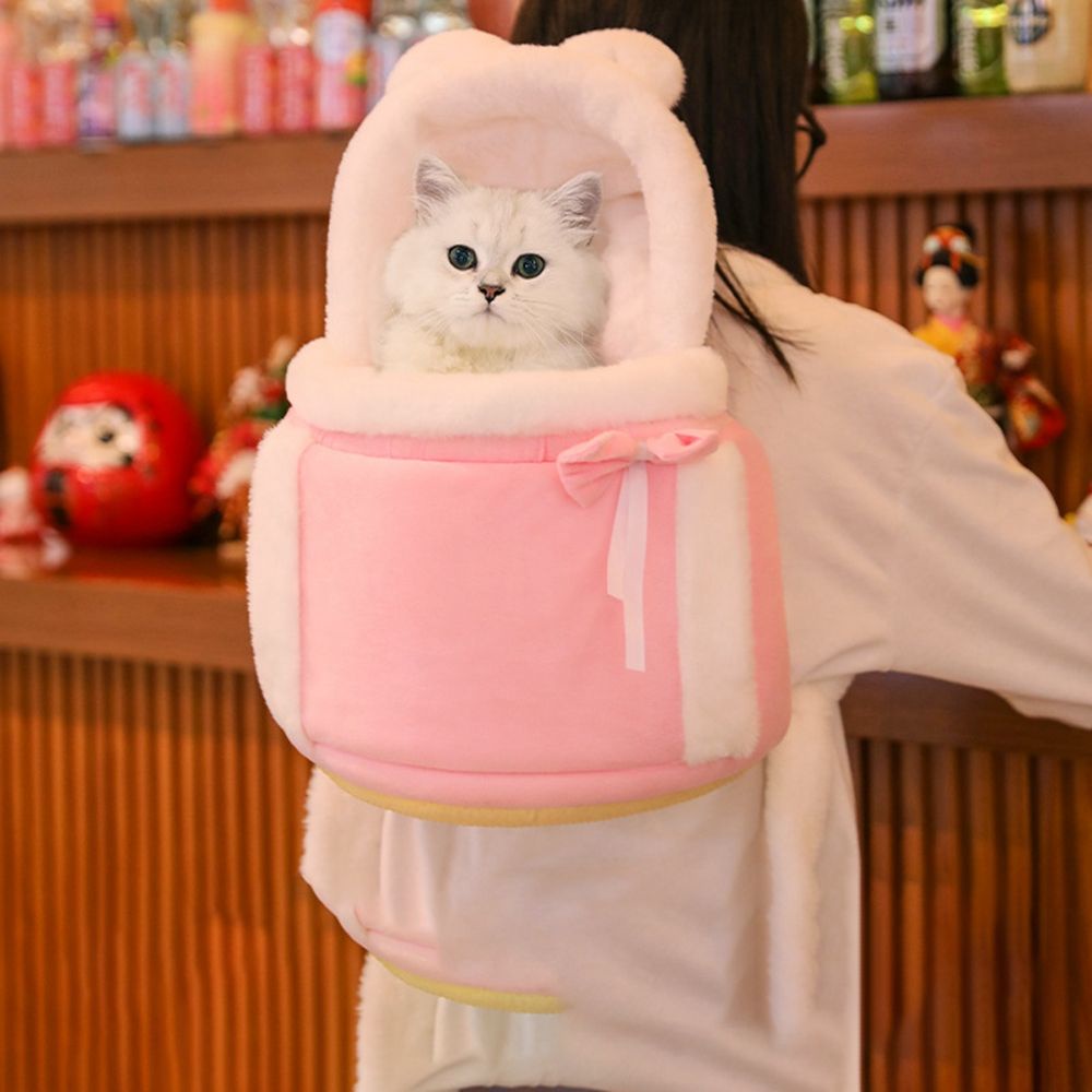 Túi ba lô đựng thú cưng chó mèo nhỏ lót vải bông thoải mái cho từ 6kg nhiều màu sắc tiện lợi du lịch