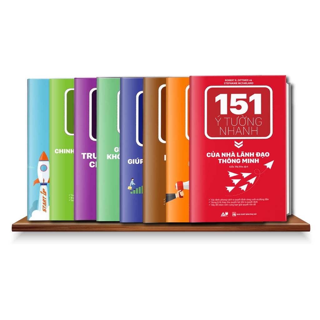 Sách - Combo 151 Ý Tưởng đắc nhân tâm của nhà lãnh đạo thành công