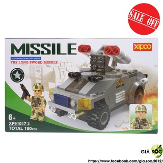 LEGO MISSILE xe phóng tên lửa 1 TRONG 6 MILITARY SERIES