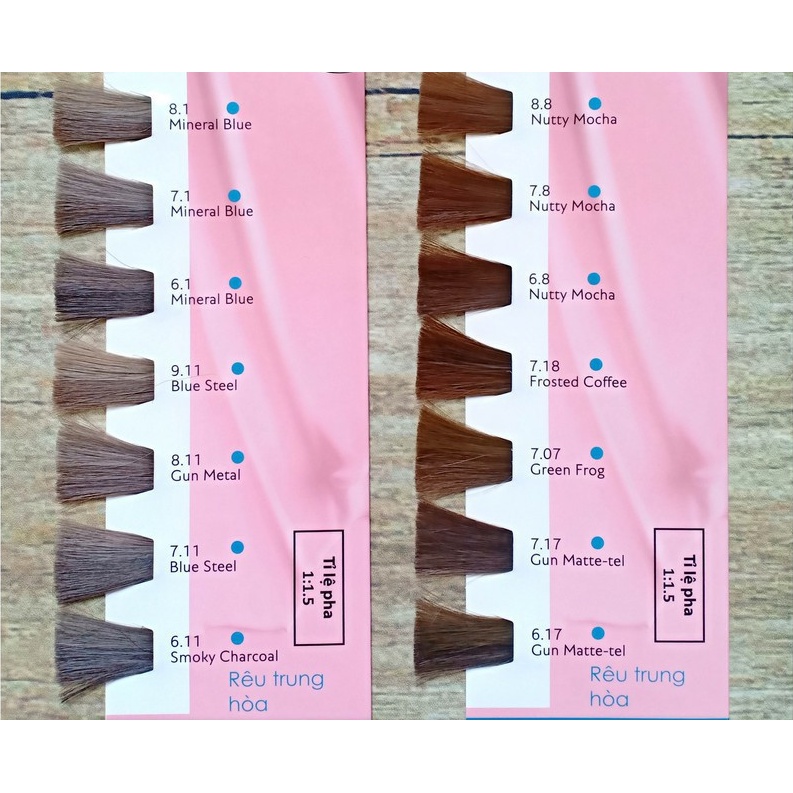 Thuốc nhuộm tóc Loreal 50ml kèm oxy